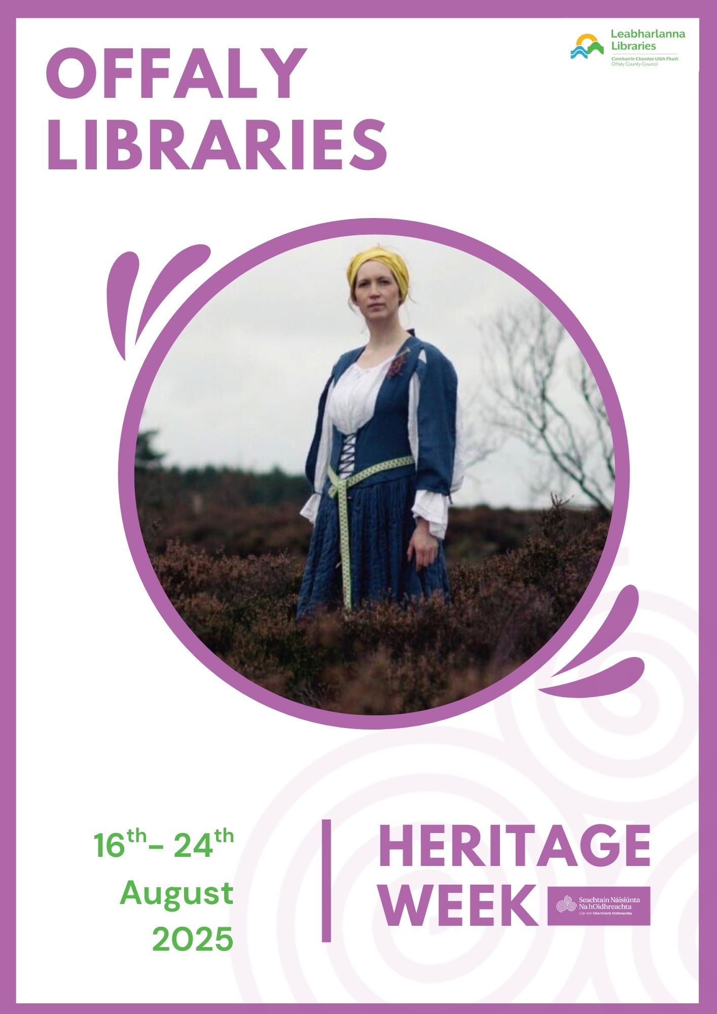 Cover of Heritage Week brochure for Offaly Libraries